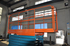 500Kg Loading Capacity Hydraulic Mobile Scissor Lift with Extension length 1000mm,6 Meters Height