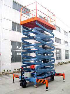 3Kw Motorized Adjustable Hydraulic Lift Platform for Hotel Exhibition Hall , Folding Guardrails