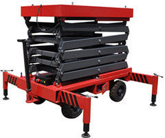 450Kg Elevating Small Mobile Scissor Lift Telescoping for Hospital /  Theatre , 3m Height