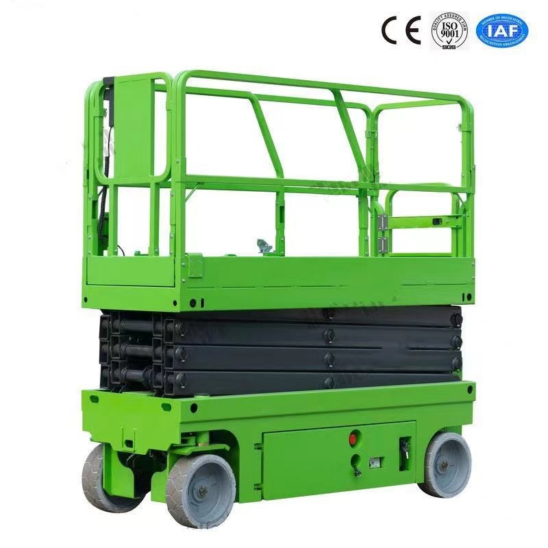 8 Meters Platform Height Self Propelled Scissor Lift With Lifting Capacity 230Kg Man Lifts