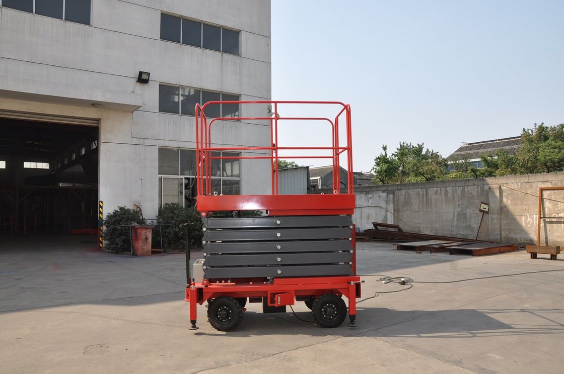 9 Meters Mobile Hydraulic Scissor Lift with 450Kg Loading Capacity