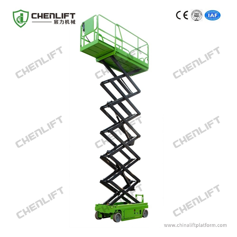 10m Working Height Hydraulic Self Propelled Scissor Lift with Extension Platform