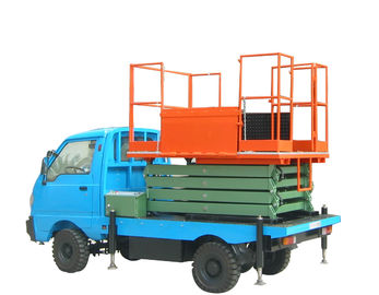11m Lifting Height Truck Mounted Scissor Lift With 450Kg Loading Capacity