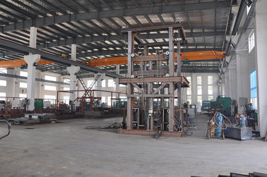 Save Space 4M Lifting Height 2000Kg Loading Capacity Guide Rail Elevator for Steel Structure Workshop