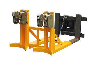 720Kg automatic electrical Stable Forklift Drum Lifter with Two Drums