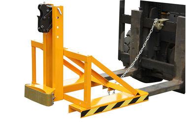 Horizontal Forklift Drum Lifter with Double Protection , 500Kg drum lifting equipment