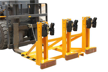 2000Kg Four Drums Load Drum Clamp Attachment For Forklift